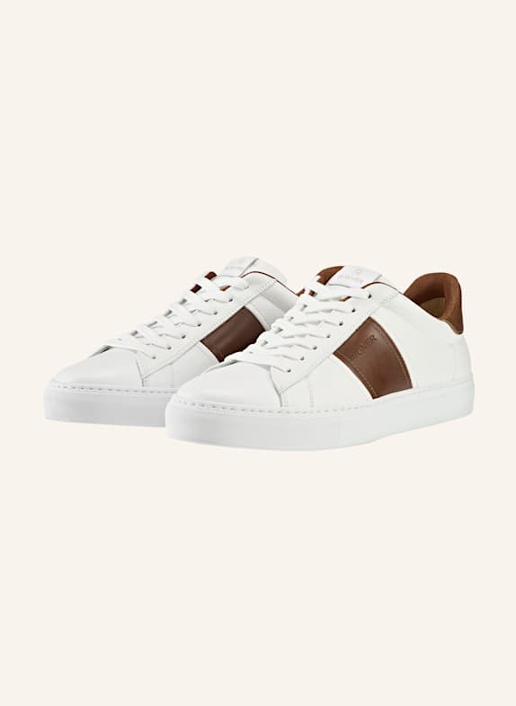 AIGNER classic sneaker DAVID 67B WEISS/ BEIGE/ COGNAC