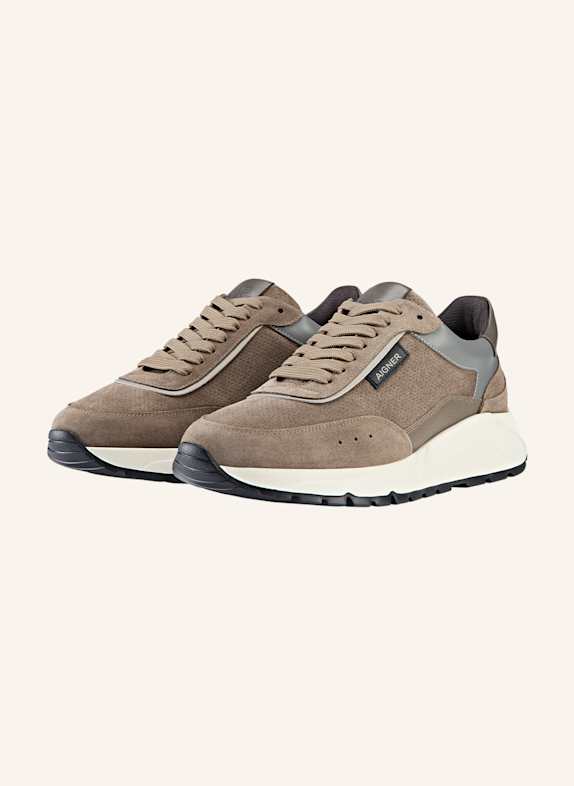 AIGNER runner sneaker JUSTIN 4F BRAUN/ GRAU