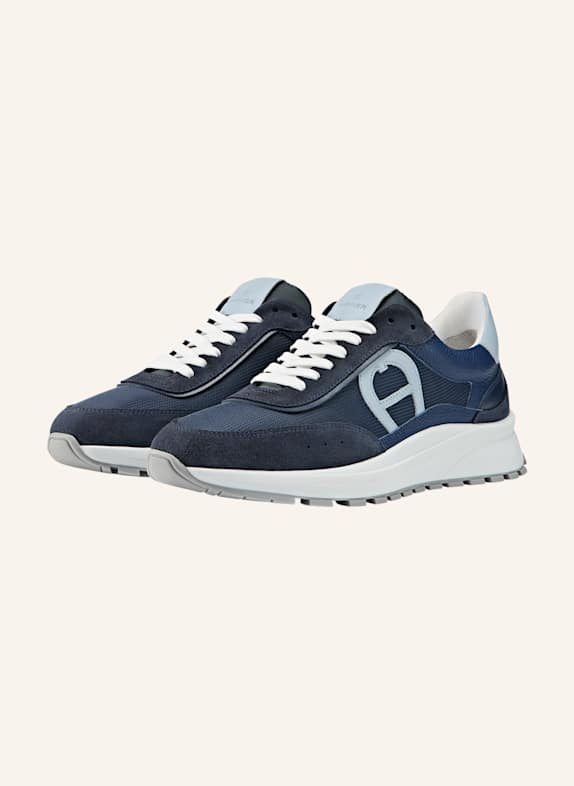 AIGNER runner sneaker JAMES 1B DUNKELBLAU/ HELLBLAU