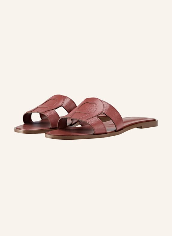 AIGNER slide sandal LARA 1A DUNKELROT