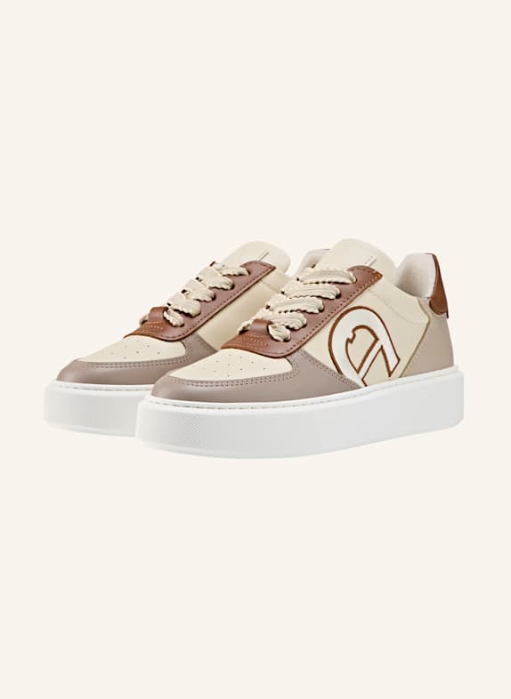 AIGNER sneaker SALLY 19E TAUPE/ COGNAC