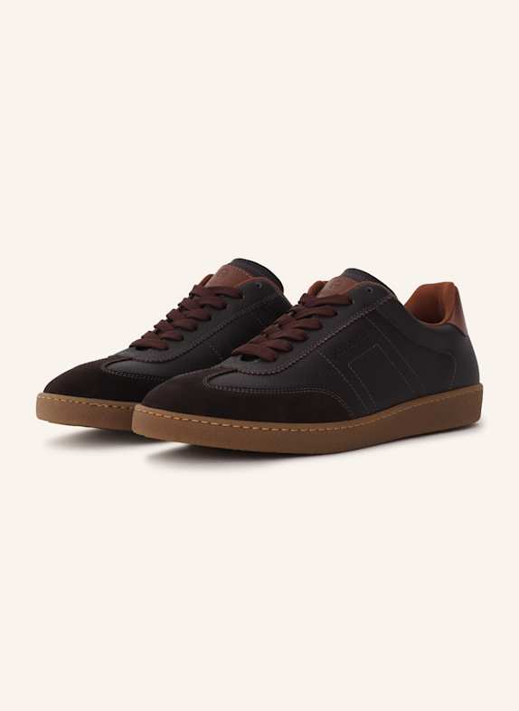 AIGNER classic sneaker LUKE 1B DUNKELBRAUN/ COGNAC