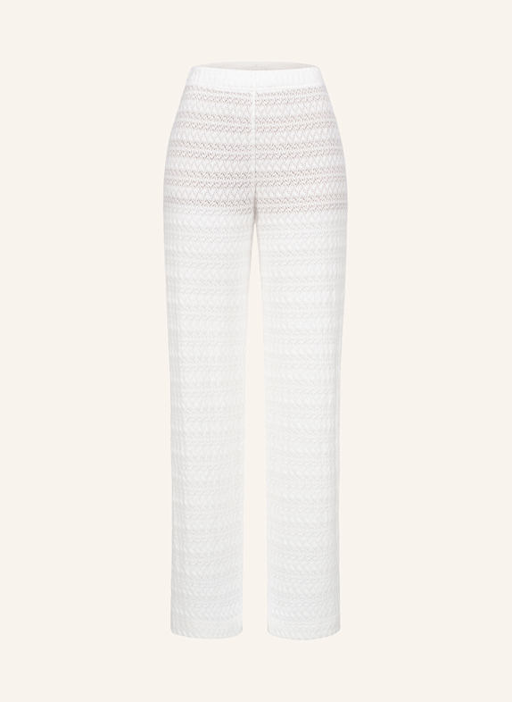 CLAIRE LUISE Hose Strickoptik ECRU