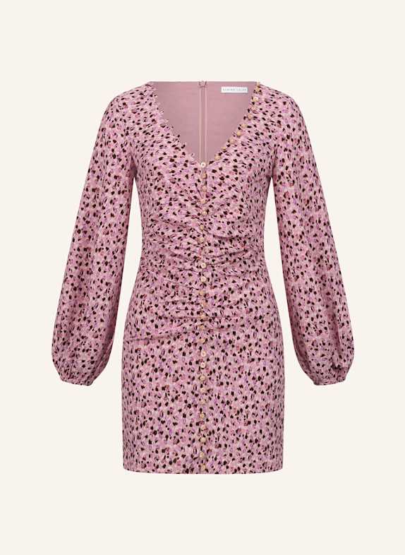 CLAIRE LUISE Gerafftes Minikleid ROSA