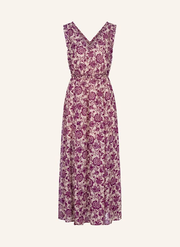 CLAIRE LUISE Talliertes Maxikleid LILA