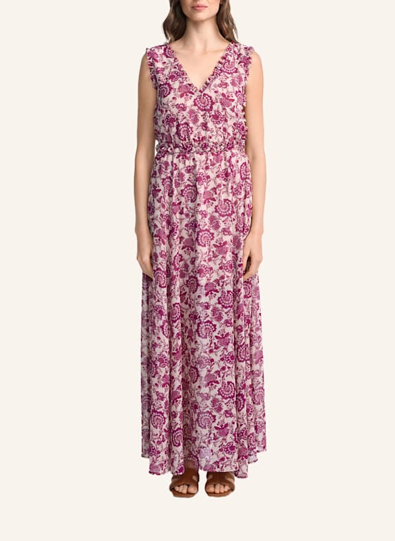 CLAIRE LUISE Talliertes Maxikleid LILA