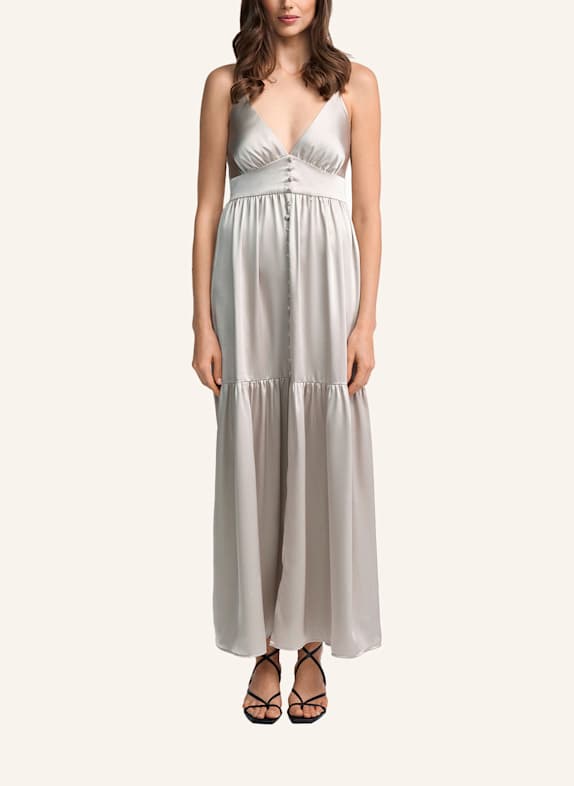 CLAIRE LUISE Prairie Kleid BEIGE