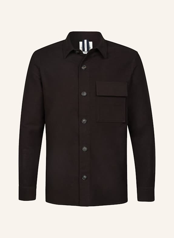 PROFUOMO Herren Overshirt DUNKELBRAUN