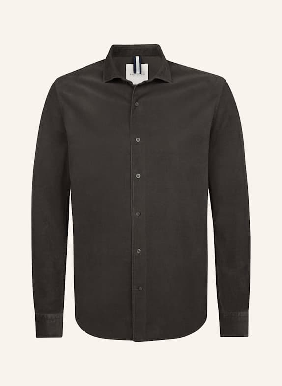 PROFUOMO Herren Hemd CREME/ BRAUN