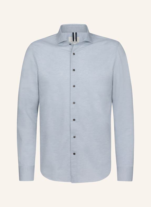 PROFUOMO Herren Hemd BLAU/ BLAUGRAU/ DUNKELBLAU