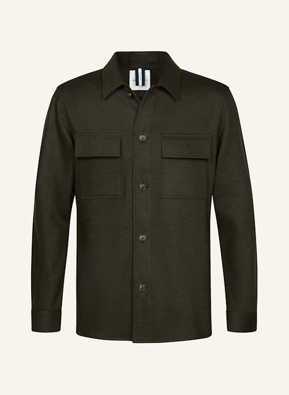PROFUOMO Herren Overshirt DUNKELGRÜN