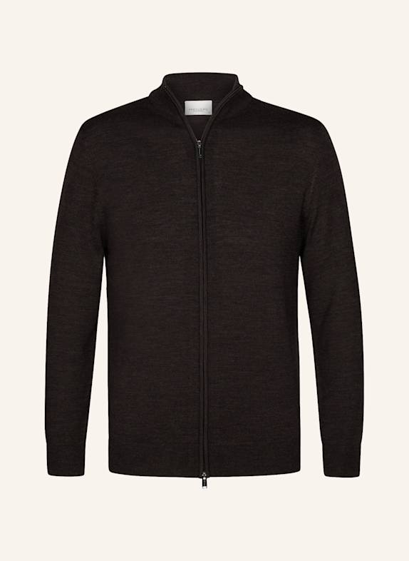 PROFUOMO Strickjacke DUNKELBRAUN