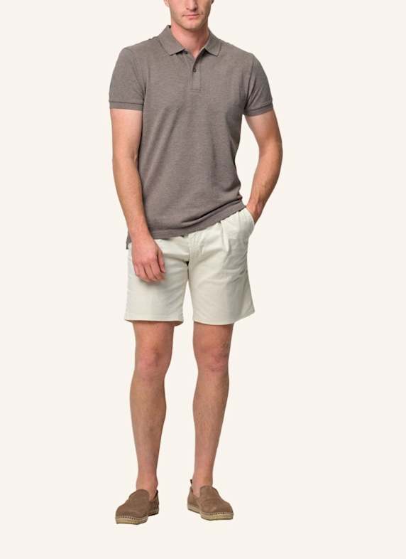 PROFUOMO Polo kurzarm BRAUN