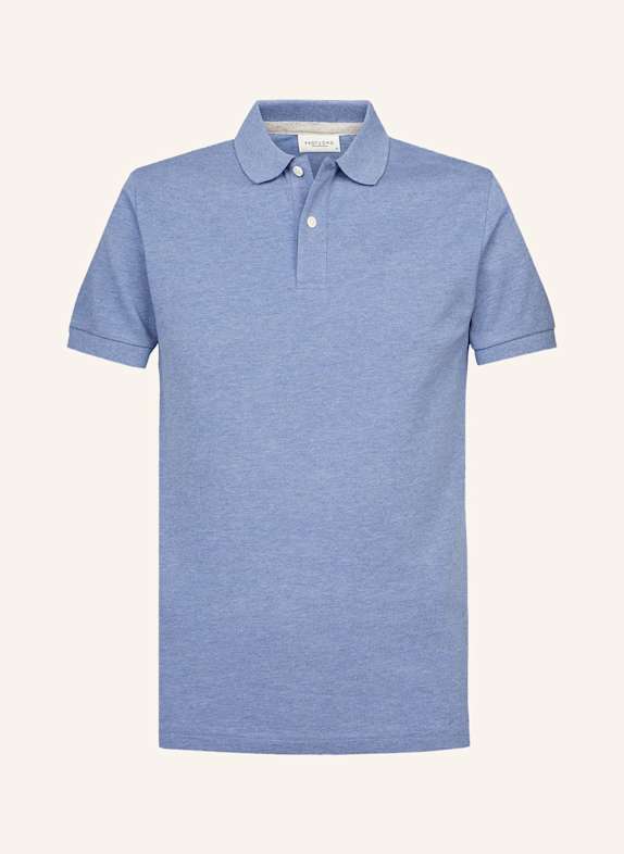 PROFUOMO Polo kurzarm BLAU