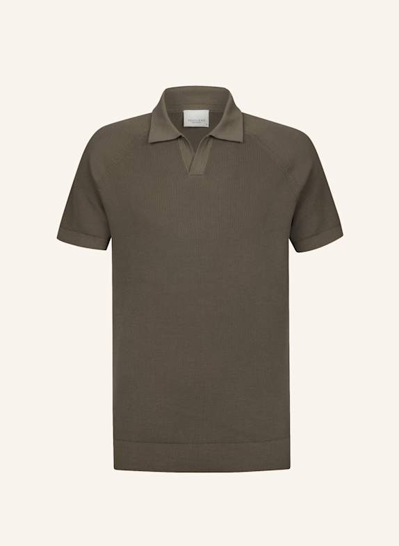 PROFUOMO Polo kurzarm BRAUN