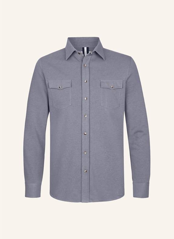 PROFUOMO Solid overshirt BLAU