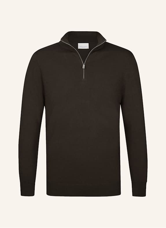 PROFUOMO Herren Troyer DUNKELBRAUN