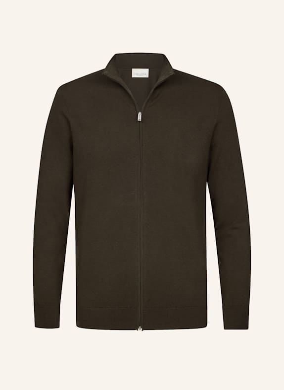 PROFUOMO Strickjacke DUNKELBRAUN