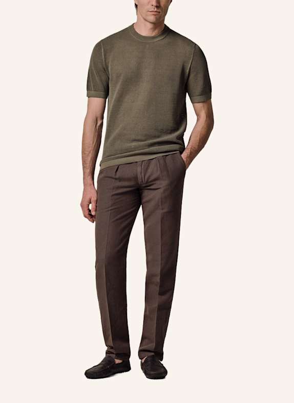 PROFUOMO T-Shirt BRAUN