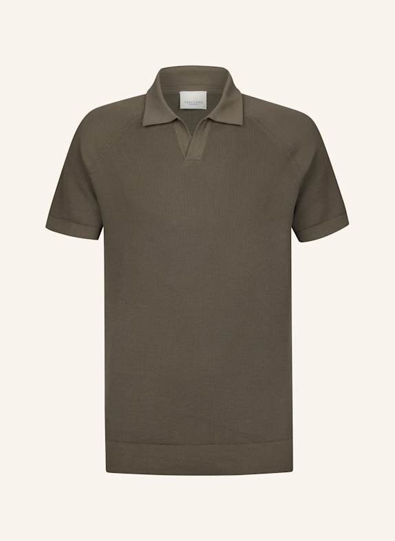 PROFUOMO Polo kurzarm BRAUN