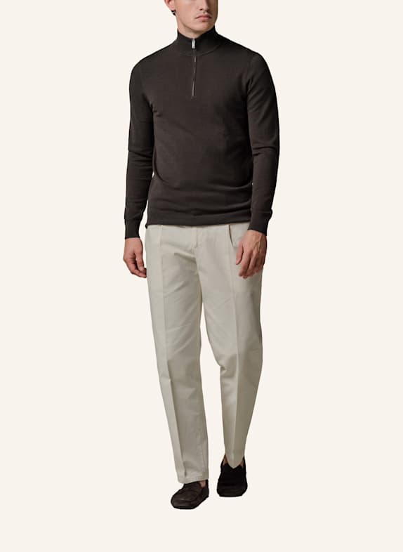 PROFUOMO Herren Troyer DUNKELBRAUN