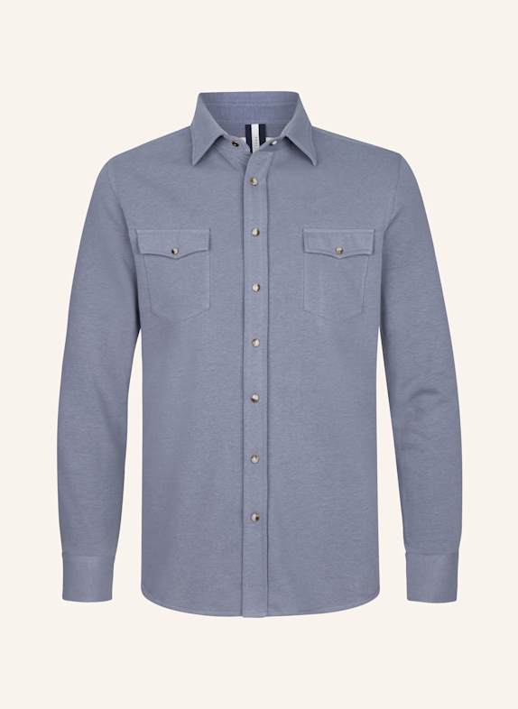 PROFUOMO Solid overshirt BLAU