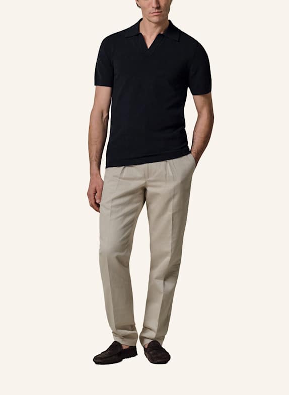 PROFUOMO Polo kurzarm BLAU