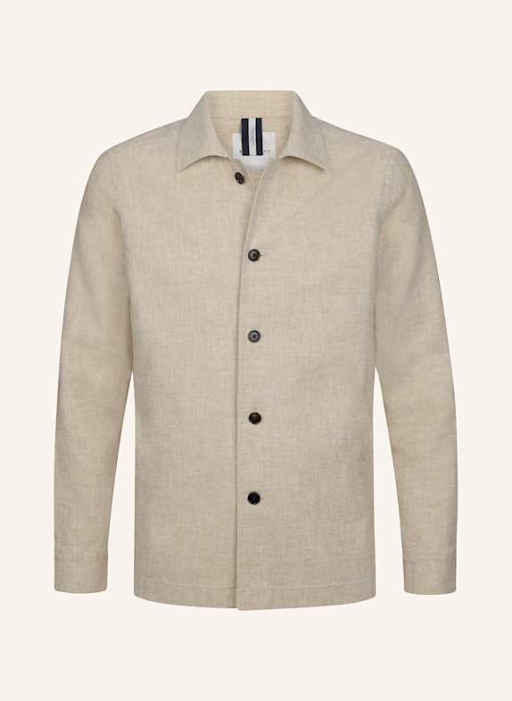 PROFUOMO Solid overshirt BEIGE