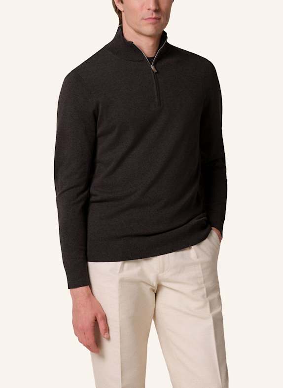 PROFUOMO Pullover DUNKELBRAUN