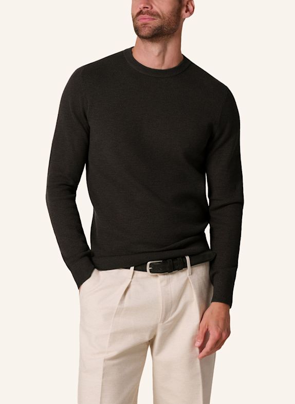 PROFUOMO Pullover DUNKELBRAUN