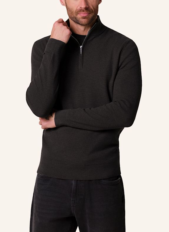 PROFUOMO Pullover DUNKELBRAUN