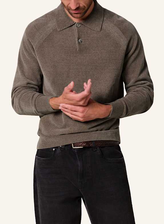 PROFUOMO Poloshirt BRAUN