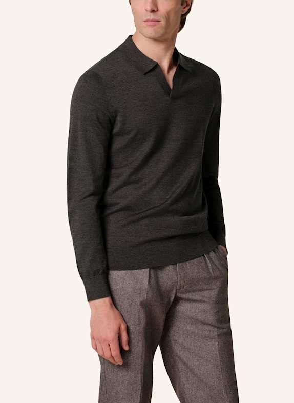 PROFUOMO Poloshirt GRAU