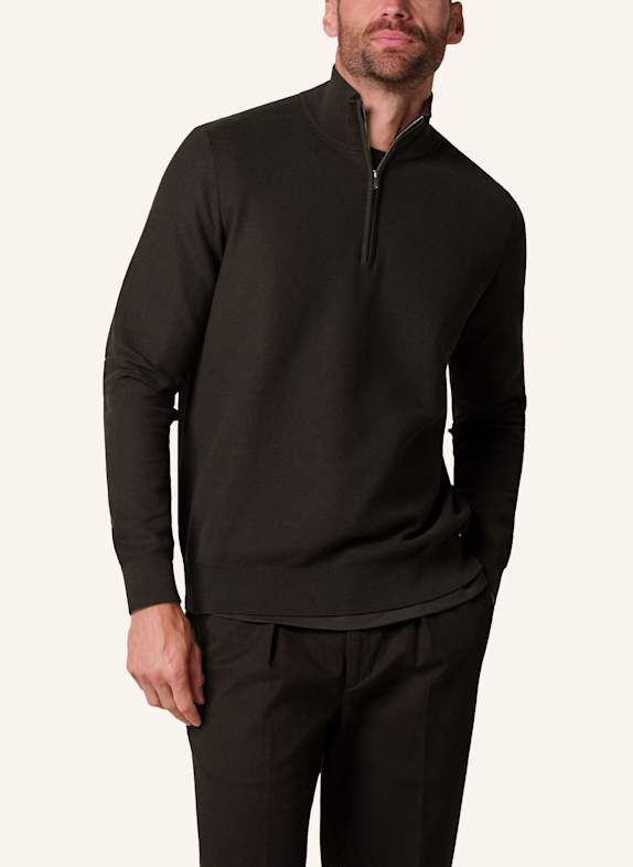 PROFUOMO Pullover DUNKELBRAUN