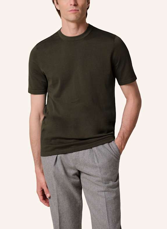 PROFUOMO T-Shirt DUNKELGRÜN