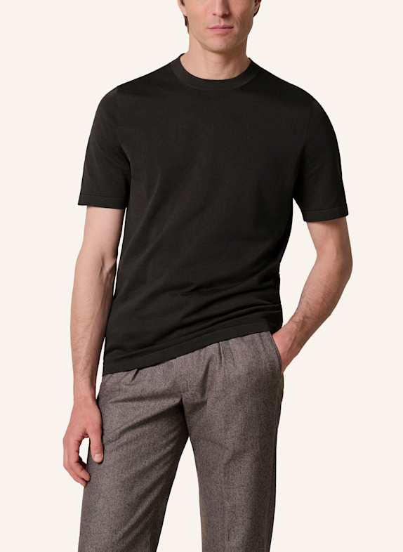 PROFUOMO T-Shirt DUNKELBRAUN