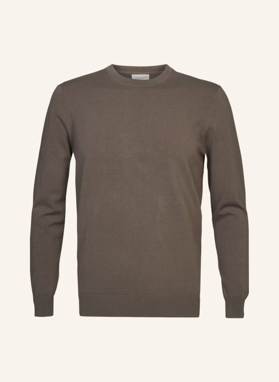 PROFUOMO Herren Pullover BRAUN