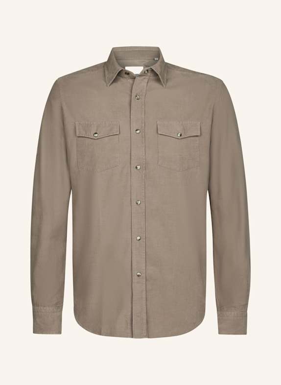 PROFUOMO Hemd Slim Fit TAUPE