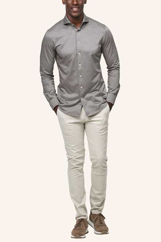 PROFUOMO Hemd Slim Fit GRAU