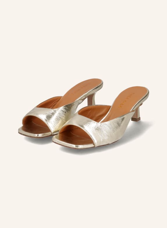 THEA MIKA Mules GOLD