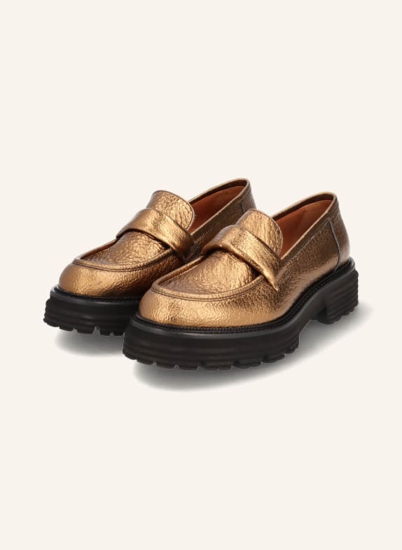 THEA MIKA Penny-Loafer GOLD