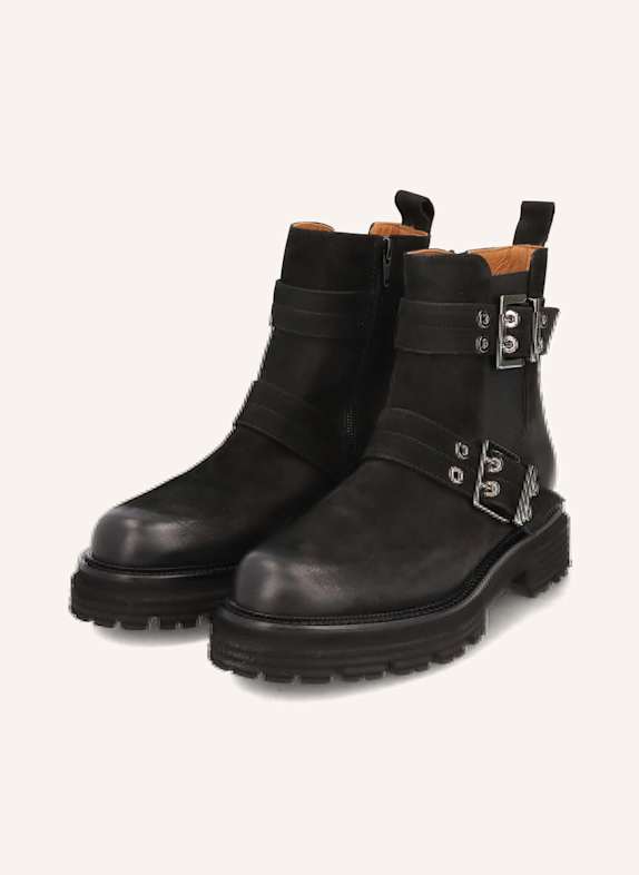 THEA MIKA Biker Boots SCHWARZ