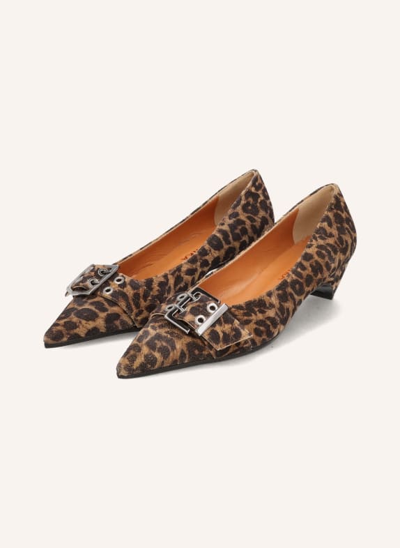 THEA MIKA Pumps HELLBRAUN