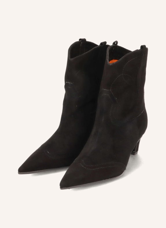 THEA MIKA Cowboy Boots SCHWARZ