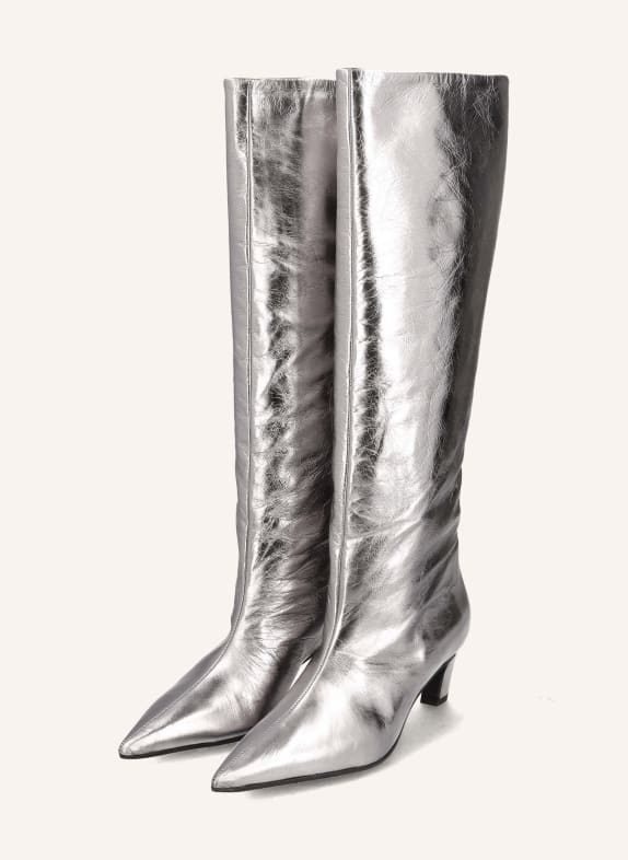 THEA MIKA Stiefel SILBER