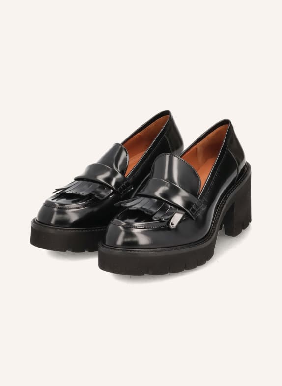 THEA MIKA Penny-Loafer SCHWARZ