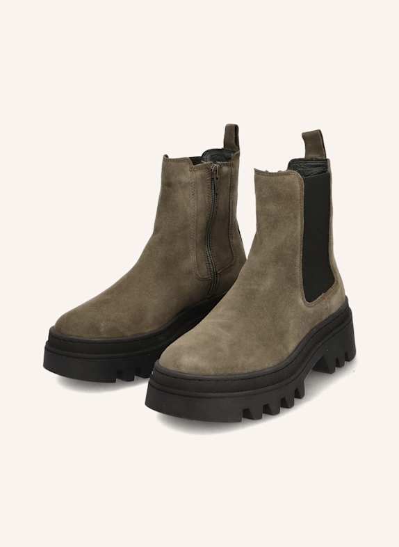 Apple of Eden Chelsea Boots KHAKI