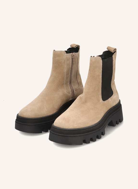 Apple of Eden Chelsea Boots TAUPE