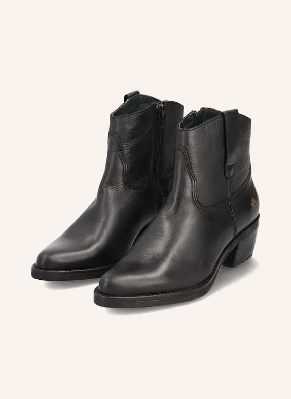 Apple of Eden Cowboy Boots SCHWARZ