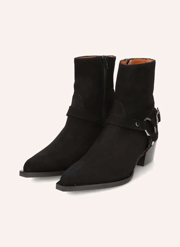 THEA MIKA Cowboy Boots SCHWARZ